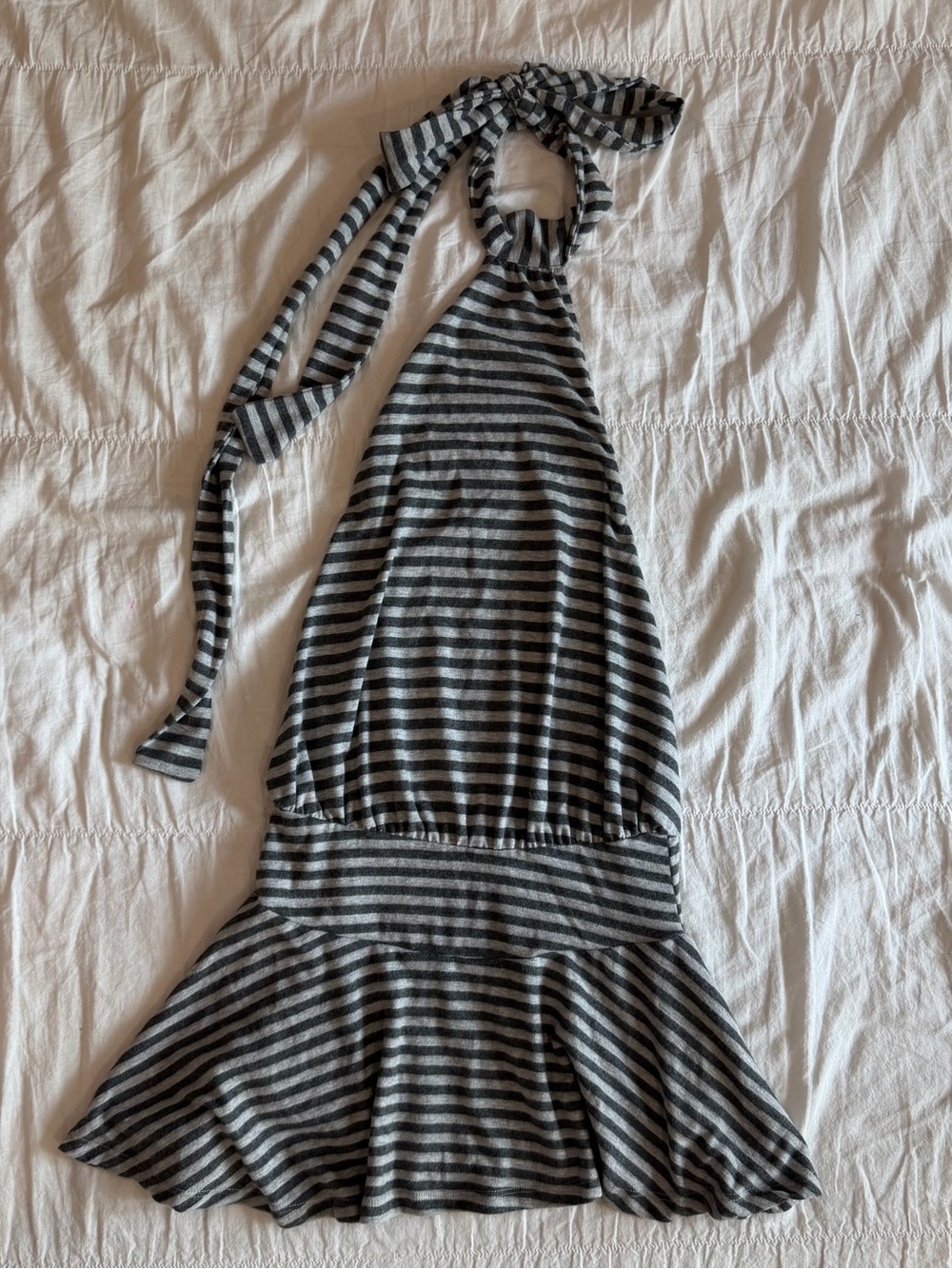 Jaded London Enya Backless Mini Dress In Steel